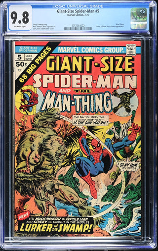 Giant-Size Spider-Man #5 (7/75) Graded CGC 9.8