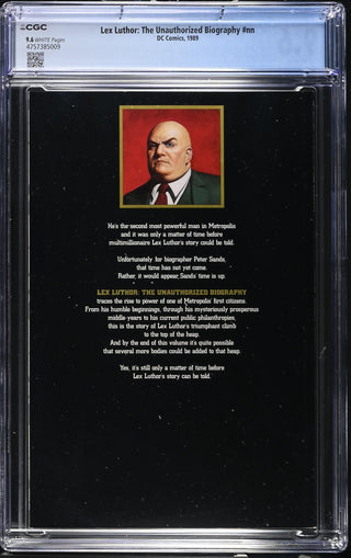 Lex Luthor: The Unauthorized Biography #nn (1989) Graded CGC 9.6