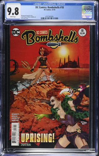 DC Comics: Bombshells #18 (12/16) Graded CGC 9.8