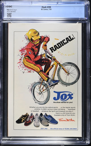 Flash #299 (7/81) Graded CGC 9.6