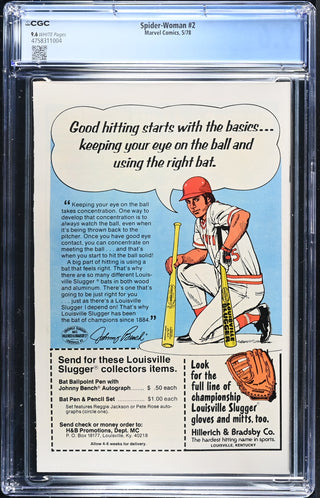 Spider-Woman #2 (5/78) Graded CGC 9.6