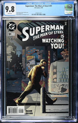 Superman: The Man of Steel #91 (8/99) Graded CGC 9.8