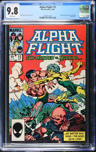 Alpha Flight #15 (10/84) Graded CGC 9.8