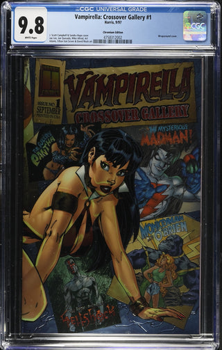 Vampirella: Crossover Gallery #1 (9/97) Graded CGC 9.8 Chromium Edition