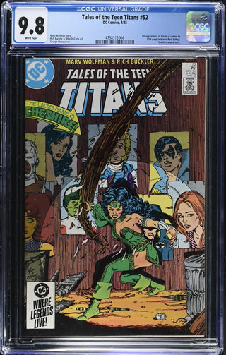 Tales of the Teen Titans #52 (4/85) Graded CGC 9.8