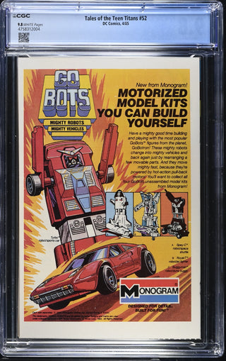 Tales of the Teen Titans #52 (4/85) Graded CGC 9.8
