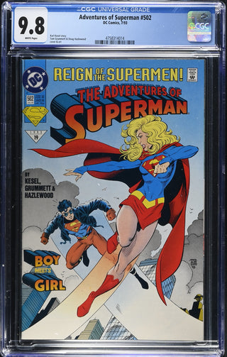 Adventures of Superman #502 (7/93) Graded CGC 9.8