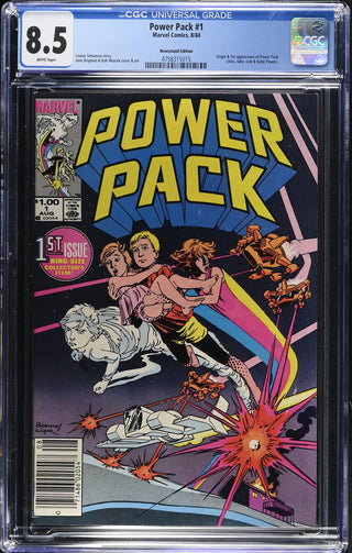 Power Pack #1 (8/84) Graded CGC 8.5 Newsstand Edition