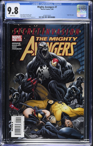 Mighty Avengers #7 (3/08) Graded CGC 9.8