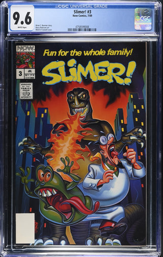 Slimer! #3 (7/89) Graded CGC 9.6 Godzilla Cover
