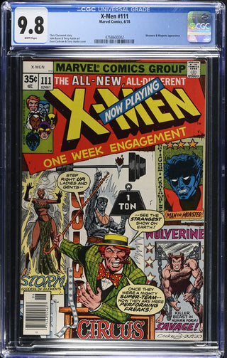 X-Men #111 (6/78) Graded CGC 9.8
