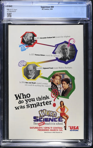 Superman #89 (5/94) Graded CGC 9.8