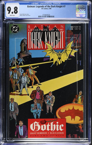 Batman: Legends of the Dark Knight #7 (5/90) Graded CGC 9.8