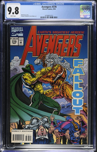 Avengers #378 (9/94) Graded CGC 9.8