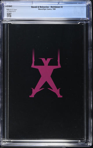 Havok & Wolverine - Meltdown #2 (1989) Graded CGC 9.4