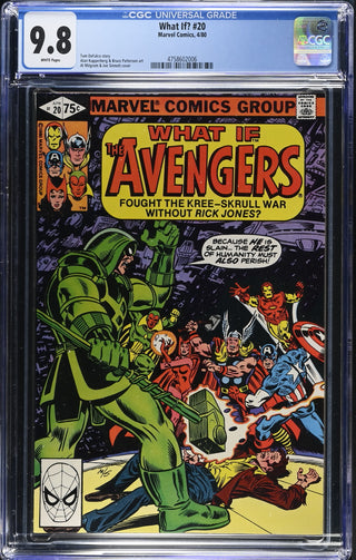 What If? #20 (4/80) Graded CGC 9.8 front cover