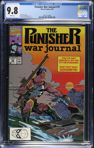 Punisher War Journal #19 (6/90) Graded CGC 9.8