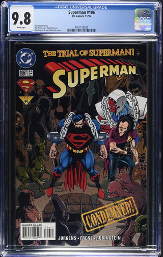 Superman #106 (11/95) Graded CGC 9.8