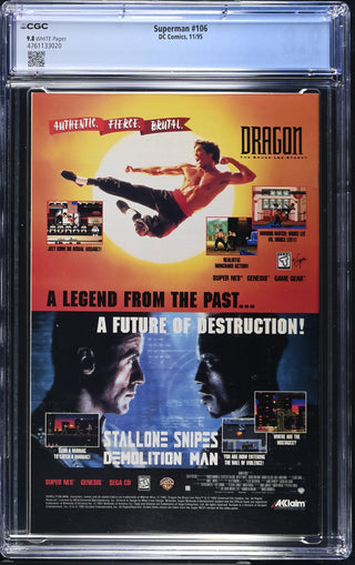 Superman #106 (11/95) Graded CGC 9.8