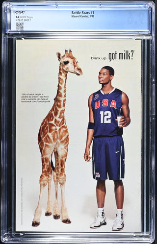 Battle Scars #1 (1/12) Graded CGC 9.6
