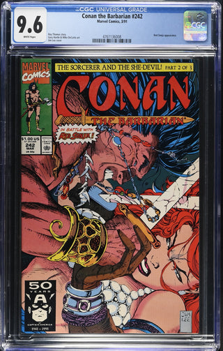 Conan the Barbarian #242 (3/91) Graded CGC 9.6