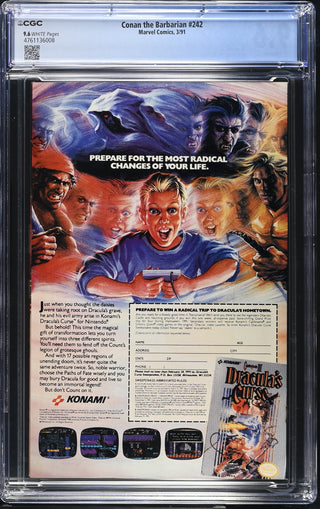 Conan the Barbarian #242 (3/91) Graded CGC 9.6