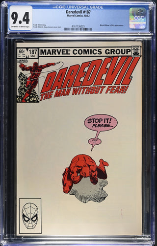Daredevil #187 (10/82) Graded CGC 9.4