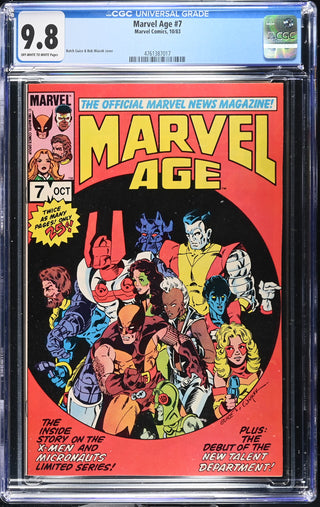 Marvel Age #7 (10/83) Graded CGC 9.8