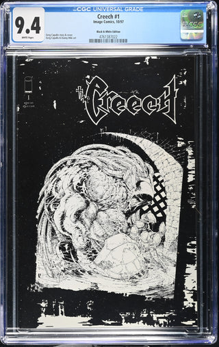 Creech #1 (10/97) Graded CGC 9.4 Black & White Edition