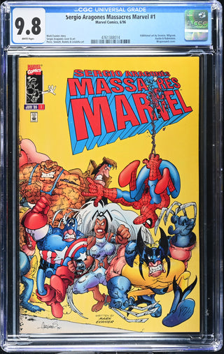 Sergio Aragones Massacres Marvel #1 (6/96) Graded CGC 9.8