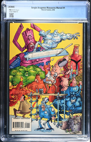 Sergio Aragones Massacres Marvel #1 (6/96) Graded CGC 9.8