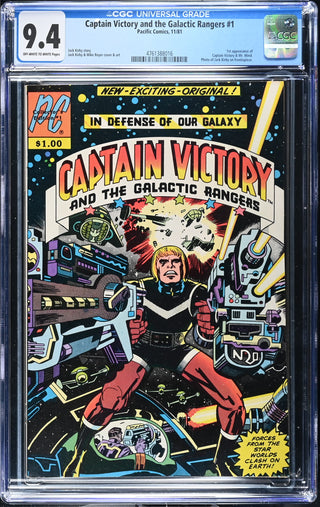 Captain Victory and the Galactic Rangers #1 (11/81) Graded CGC 9.4