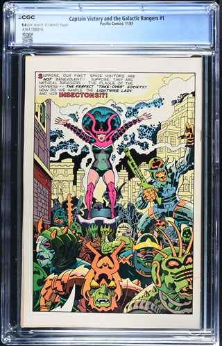 Captain Victory and the Galactic Rangers #1 (11/81) Graded CGC 9.4