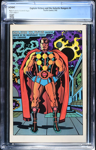 Captain Victory and the Galactic Rangers #4 (5/82) Graded CGC 9.2