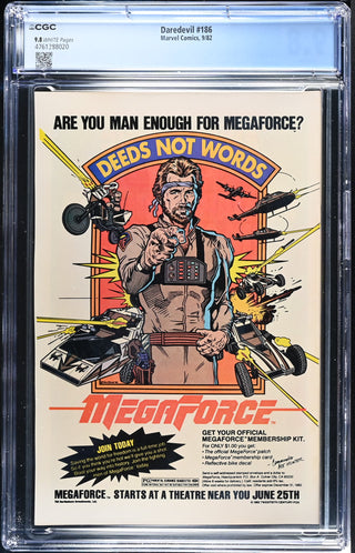 Daredevil #186 (9/82) Graded CGC 9.8