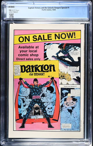 Captain Victory and the Galactic Rangers Special #1 (10/83) Graded CGC 9.8
