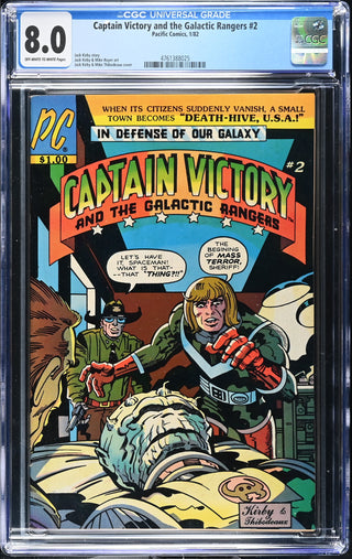 Captain Victory and the Galactic Rangers #2 (1/82) Graded CGC 8.0 front cover