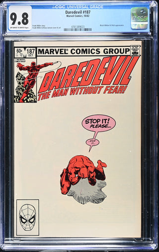 Daredevil #187 (10/82) Graded CGC 9.8