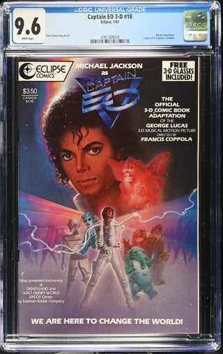 Captain EO 3-D #1 (7/87) Graded CGC 9.6