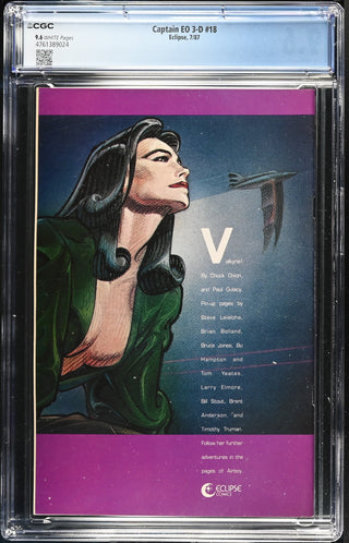 Captain EO 3-D #1 (7/87) Graded CGC 9.6