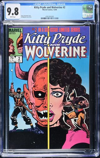 Kitty Pryde and Wolverine #2 (12/84) Graded CGC 9.8