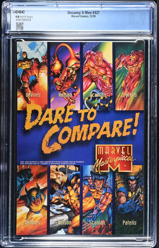 Uncanny X-Men #327 (12/95) Graded CGC 9.8