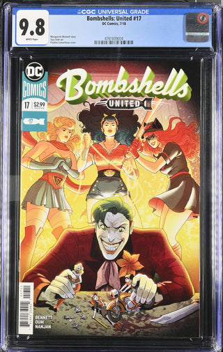 Bombshells: United #17 (7/18) Graded CGC 9.8 front cover