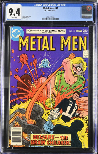 Metal Men #53 (8-9/77) Graded CGC 9.4 front cover