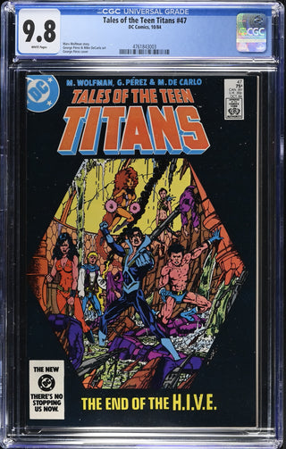 Tales of the Teen Titans #47 (10/84) Graded CGC 9.8