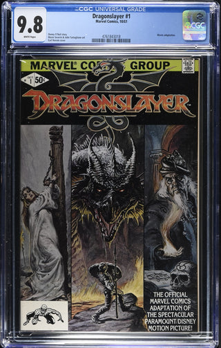 Dragonslayer #1 (10/81) Graded CGC 9.8