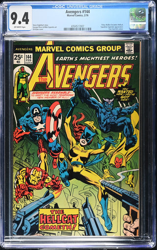 Avengers #144 (2/76) Graded CGC 9.4