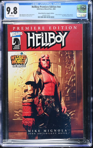 Hellboy Premiere Edition #nn (2004) Graded CGC 9.8 Wizard World Los Angeles Edition