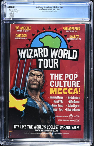 Hellboy Premiere Edition #nn (2004) Graded CGC 9.8 Wizard World Los Angeles Edition