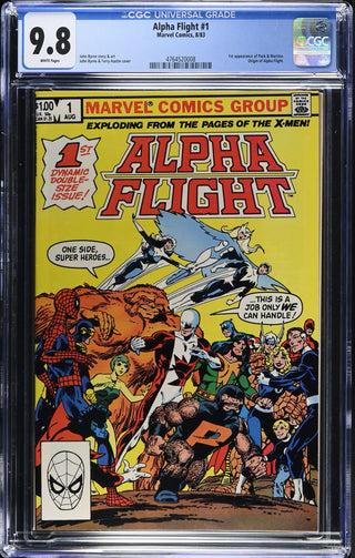 Alpha Flight #1 (8/83) Graded CGC 9.8 front cover